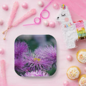 Bloemen verhalen/Aster Bloem Papieren Bordje (Feest)