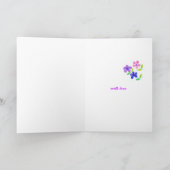 Bloemen Verjaardag Kaart - Flower Power (Binnen)