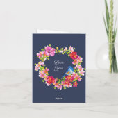Bloemen Verjaardag Kaart voor haar (Achterkant)