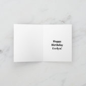Bloemen Verjaardag Kaart voor haar (Binnen)