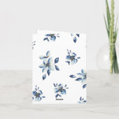 Bloemen Verjaardag Kaart voor haar (Achterkant)