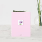 Bloemen Verjaardag Kaart voor haar (Achterkant)