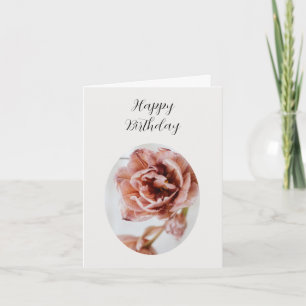 Bloemen Verjaardag Kaart voor haar