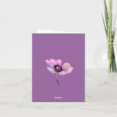 Bloemen Verjaardag Kaart voor haar (Achterkant)