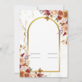  Bloemen Verjaardag Uitnodiging (Achterkant)