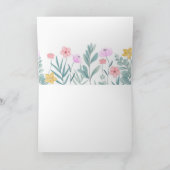 Bloemen Verjaardagskaart Kaart (Binnen)