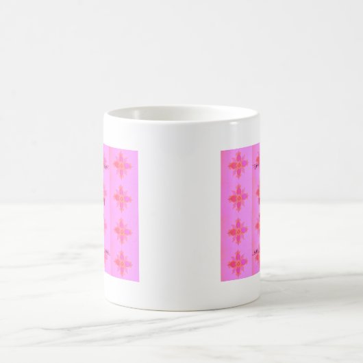 Bloemen verjaardagstaart voor haar / meisjes Art P Koffiemok (Center)