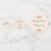  Bloemen Verlangende Confetti voor Passen getrouwd (Achterkanten)