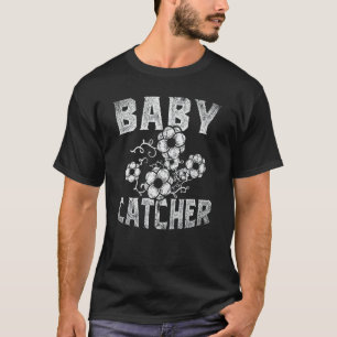 Bloemen Verloskunde Baby Vanger Bevalling Bloemige T-shirt