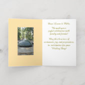 Bloemen, Verloving Folie Wenskaart (Binnenlaag)