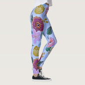 Bloemen verpakt in de tuin! leggings (Rechts)