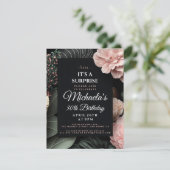 Bloemen Verrassingsgeheim Verjaardagsfeest Kaart (Staand voorkant)