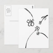 Bloemen verrukking briefkaart (Voorkant / Achterkant)