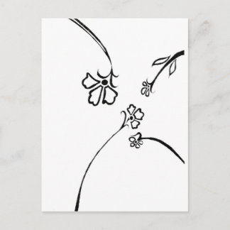 Bloemen verrukking briefkaart