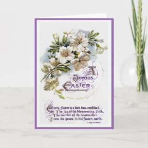  bloemen & vers Pasen Kaart
