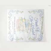 Bloemen vers uit de markt Vrijgezellenfeest achter Wandkleed (Voorkant (horizontaal))