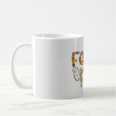 Bloemen versieren achtergrond geloof over angst ci koffiemok (Links)