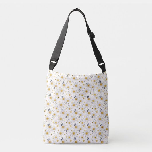 Bloemen vertellen het niet, ze Shows Crossbody Tas (Voorkant)