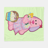 Bloemen verzamelen met Melanie Fleece Deken (Voorkant (Horizontaal))