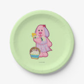 Bloemen verzamelen met Melanie Papieren Bordje (Voorkant)