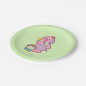 Bloemen verzamelen met Melanie Papieren Bordje (Gekanteld)