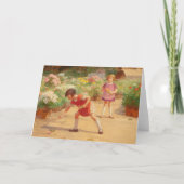 Bloemen verzamelen | Victor Gabriel Gilbert Kaart (Voorkant)