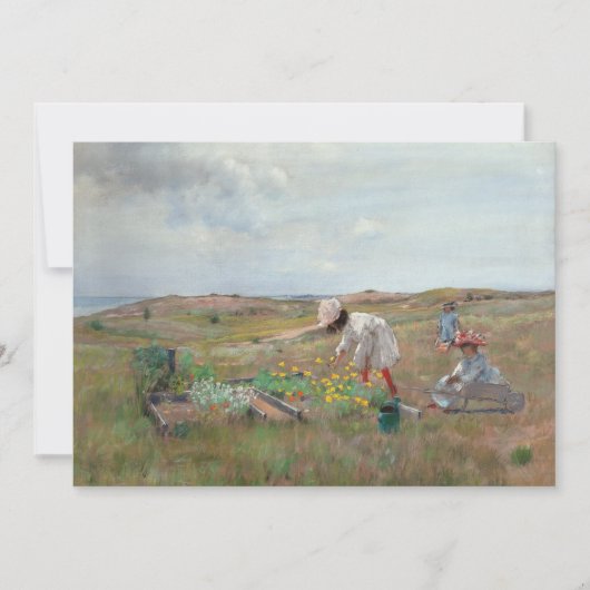 Bloemen verzamelen | William Merritt Chase (Voorkant)