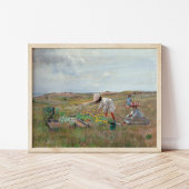 Bloemen verzamelen | William Merritt Chase Poster