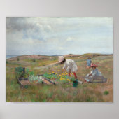 Bloemen verzamelen | William Merritt Chase Poster (Voorkant)