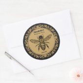 Bloemen Victoriaans Bee Honey Label (Envelop)