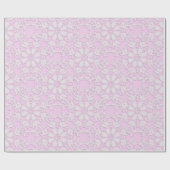 Bloemen Victoriaans kant. Cadeaupapier (Vlak)