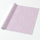 Bloemen Victoriaans kant. Cadeaupapier (Uitgerold)