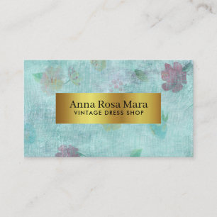 *~*  Bloemen Victoriaans Moderne Grunge Visitekaartje