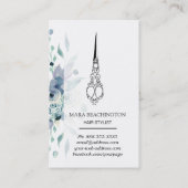 *~* Bloemen  Victoriaans Schaar HAAR SYLIST Visitekaartje (Achterkant)