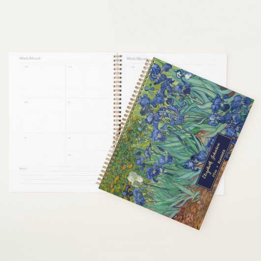 Bloemen Vincent van Gogh Vintage Kunst Monogram 20 Planner (Display)