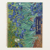 Bloemen Vincent van Gogh Vintage Kunst Monogram 20 Planner (Voorkant)