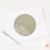 Bloemen Vintage Dank u bruiloft gunst Labels (Envelop)
