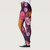 Bloemen Vintage: herfsttuin pracht Leggings (Links)
