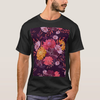 Bloemen Vintage: herfsttuin pracht T-shirt