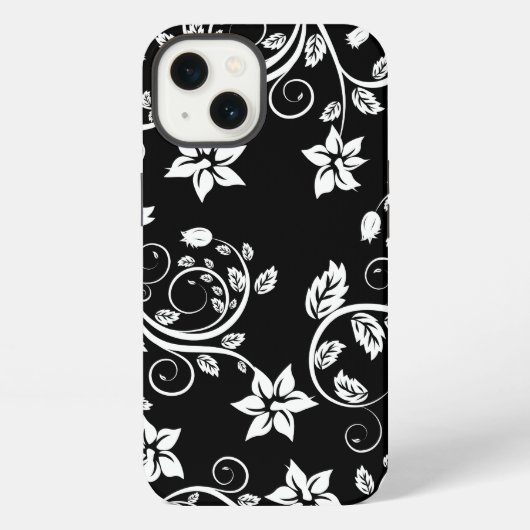  Bloemen Vintage Meisjesachtig Schattig     iPhone Hoesje (Achterkant)