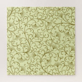 Bloemen Vintage: mooie achtergrond illustratie Legpuzzel (Verticaal)