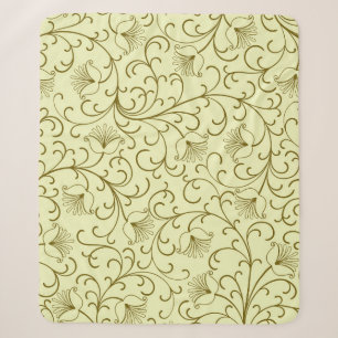Bloemen Vintage: mooie achtergrond illustratie Sherpa Deken