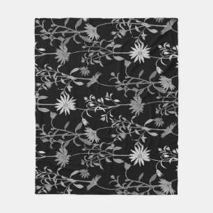 Bloemen vintage: naadloze uitnodigingsachtergrond. fleece deken