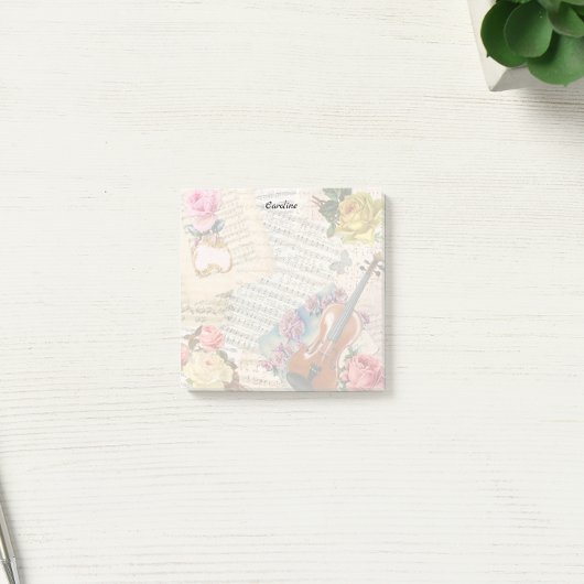  Bloemen & Viool Post-it® Notes