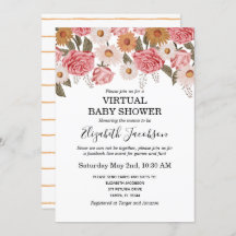  bloemen Virtual Baby shower
