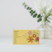 Bloemen Visitekaartje (Staand voorkant)