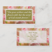 Bloemen Visitekaartje (Voorkant / Achterkant)