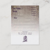  bloemen - Visitekaartje (Achterkant)