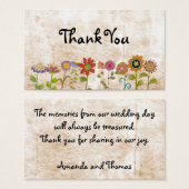 Bloemen Visitekaartje (Voorkant /achterkant)