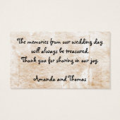 Bloemen Visitekaartje (Achterkant)